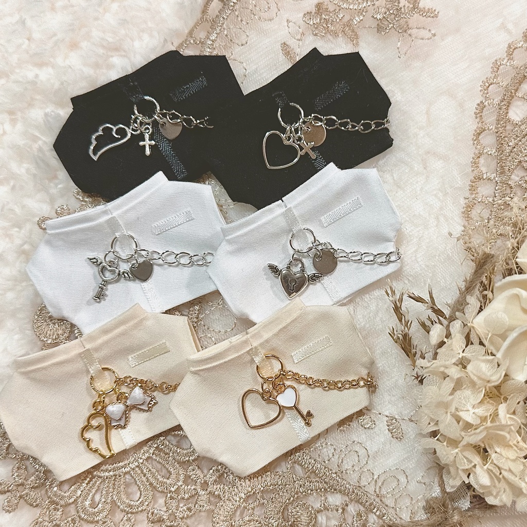 lucky charm ಇ tops ( monotone ＋ ivory )