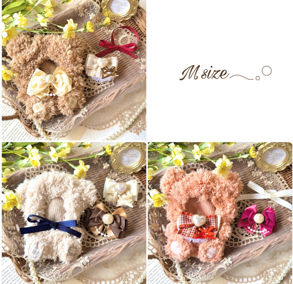 はぎゅっと୨୧くまちゃん(Natural ⚘ Teddybear style)