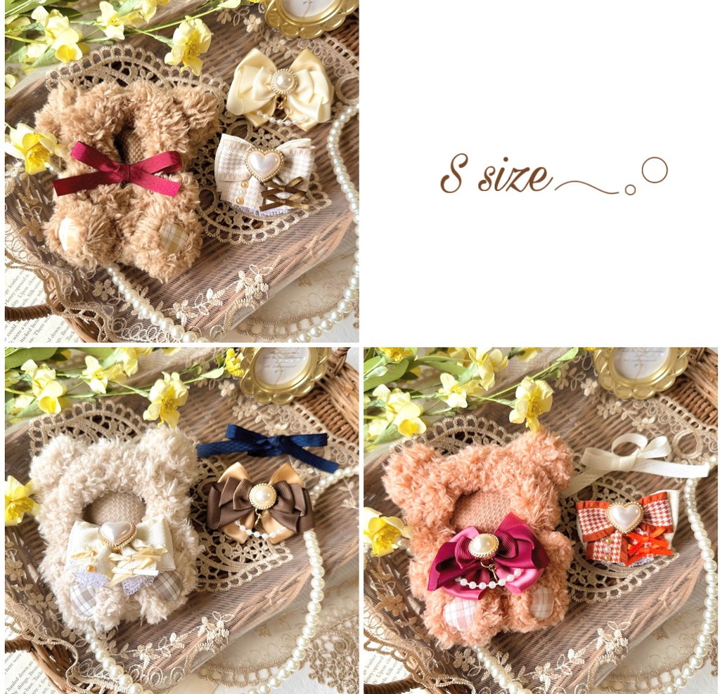 はぎゅっと୨୧くまちゃん(Natural ⚘ Teddybear style)