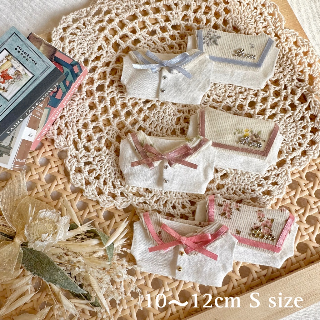 corduroy ⚘ sailor shirt( lovely flower )