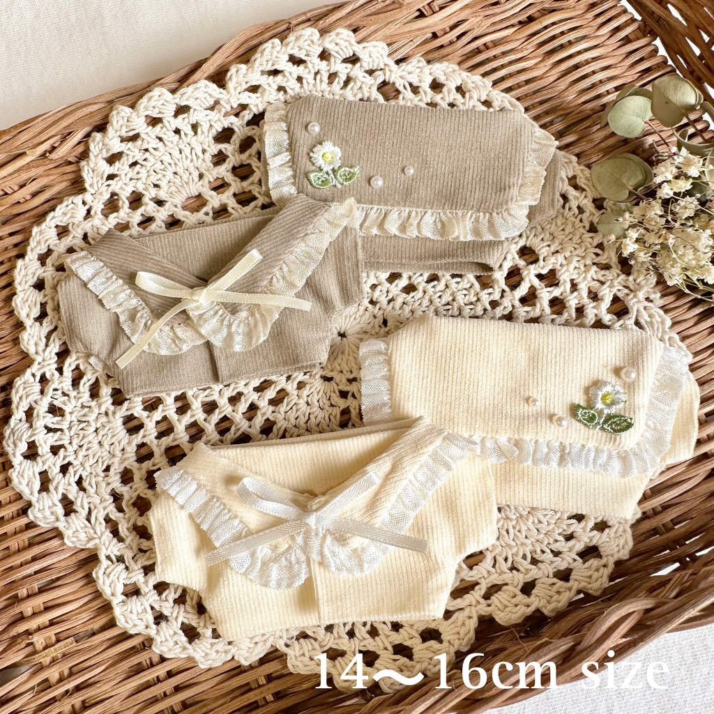 corduroy ⚘ sailor shirt( frill×ribbon )