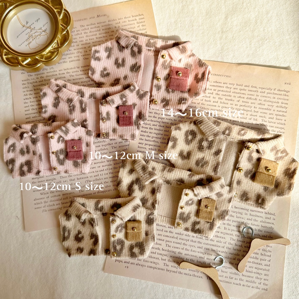 leopard ♔ corduroy jacket