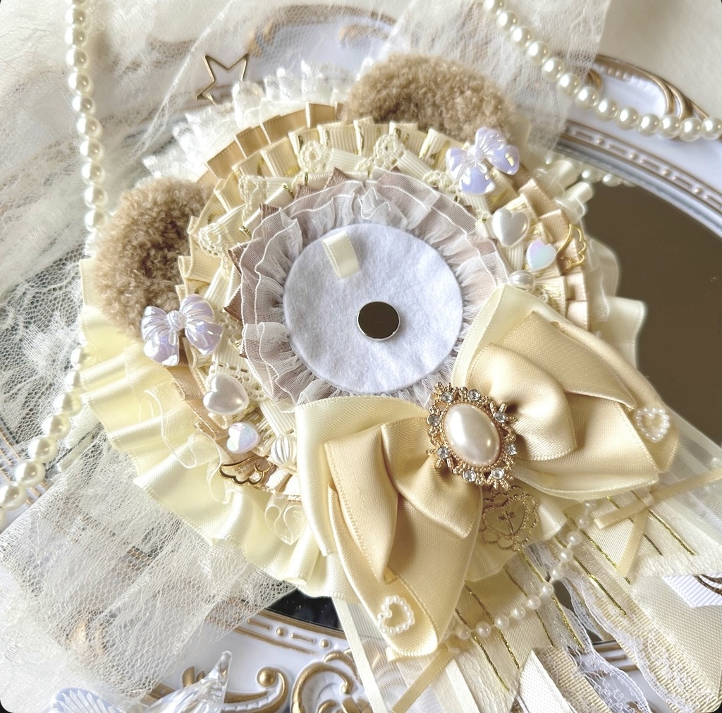 Rosette( teddybear beige ⚘ )