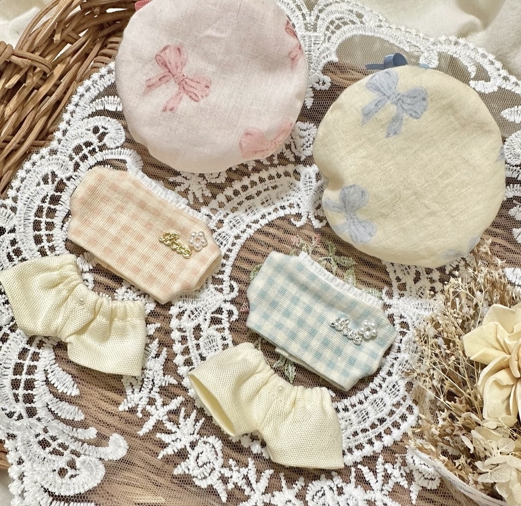 pastel × ribbon ୨୧ set
