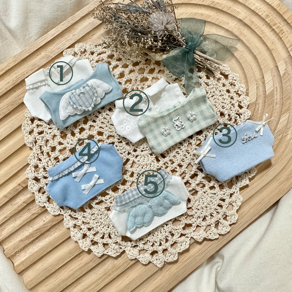 petite plume ໒꒱ blue collection