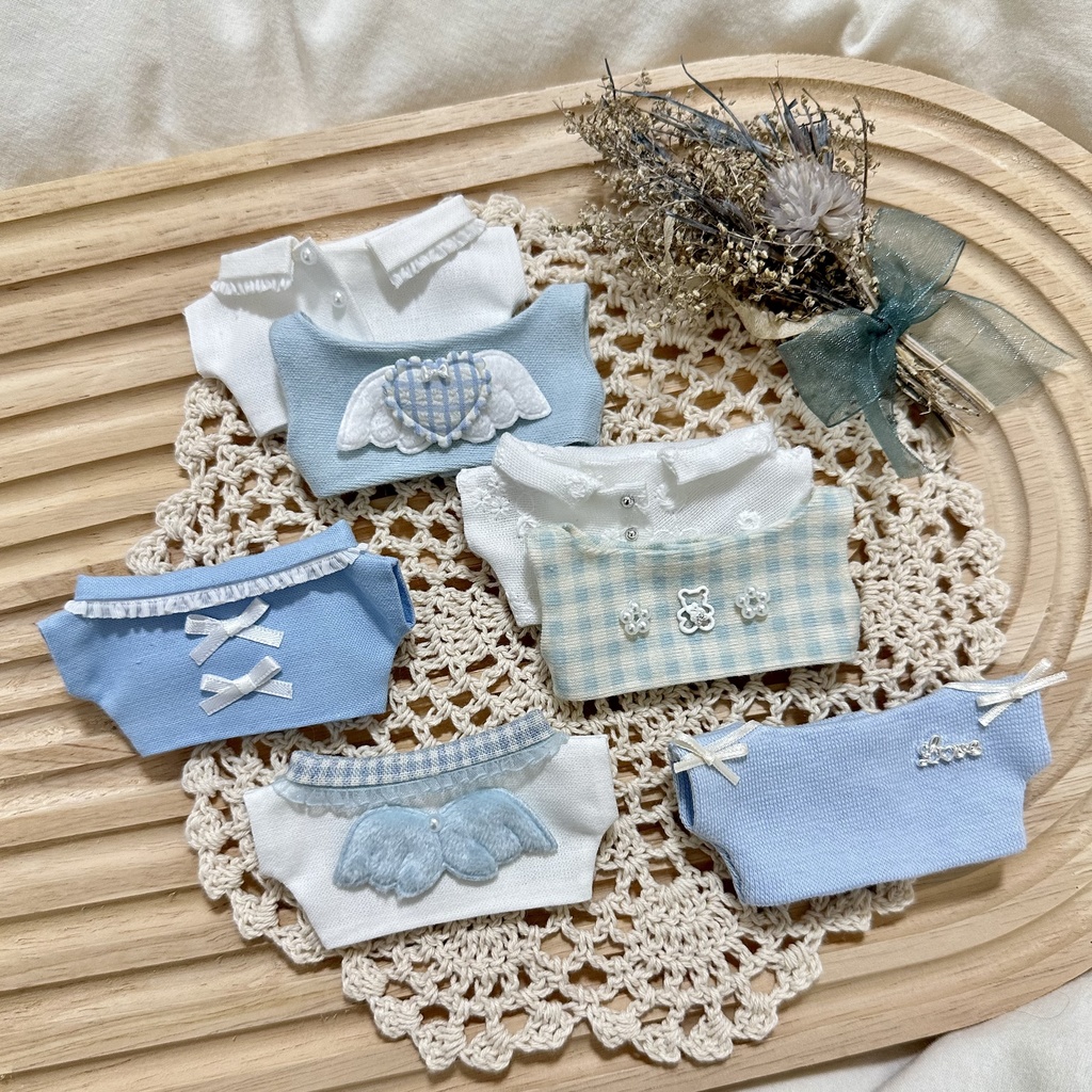 petite plume ໒꒱ blue collection