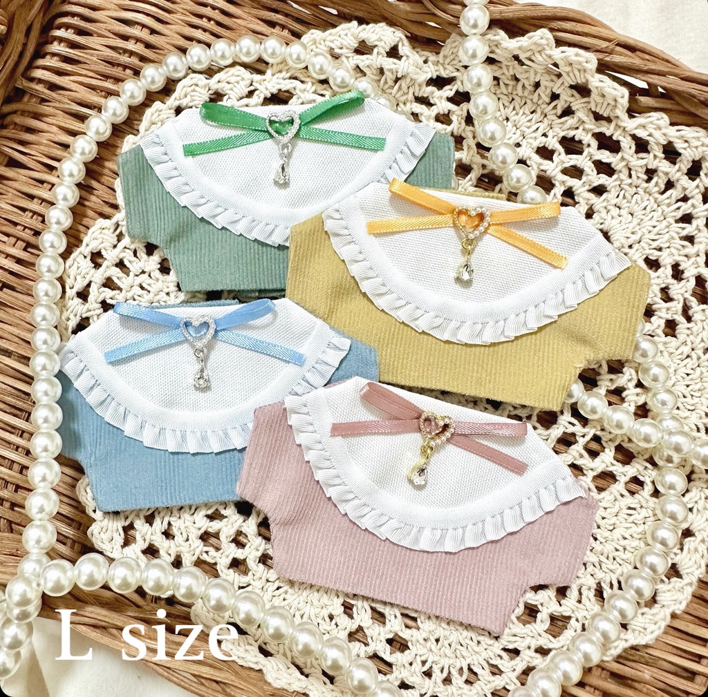 baby collar blouse( dull color 𖦞 )