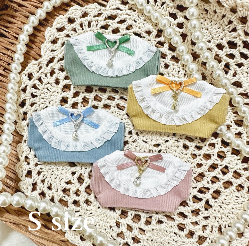 baby collar blouse( dull color 𖦞 )