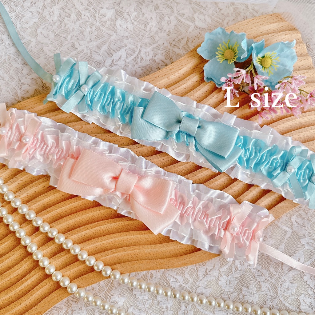 satin ribbon ♡ head dress