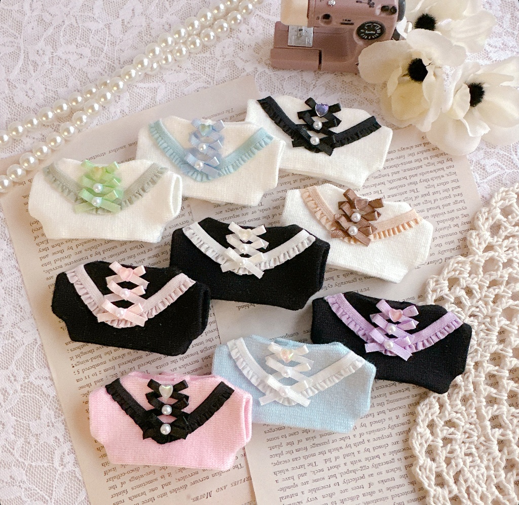 triple ribbon ୨୧ knit