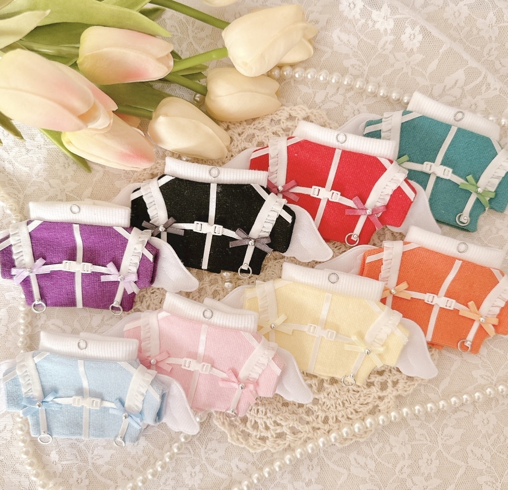 colorful jersey × angel harness ໒꒱