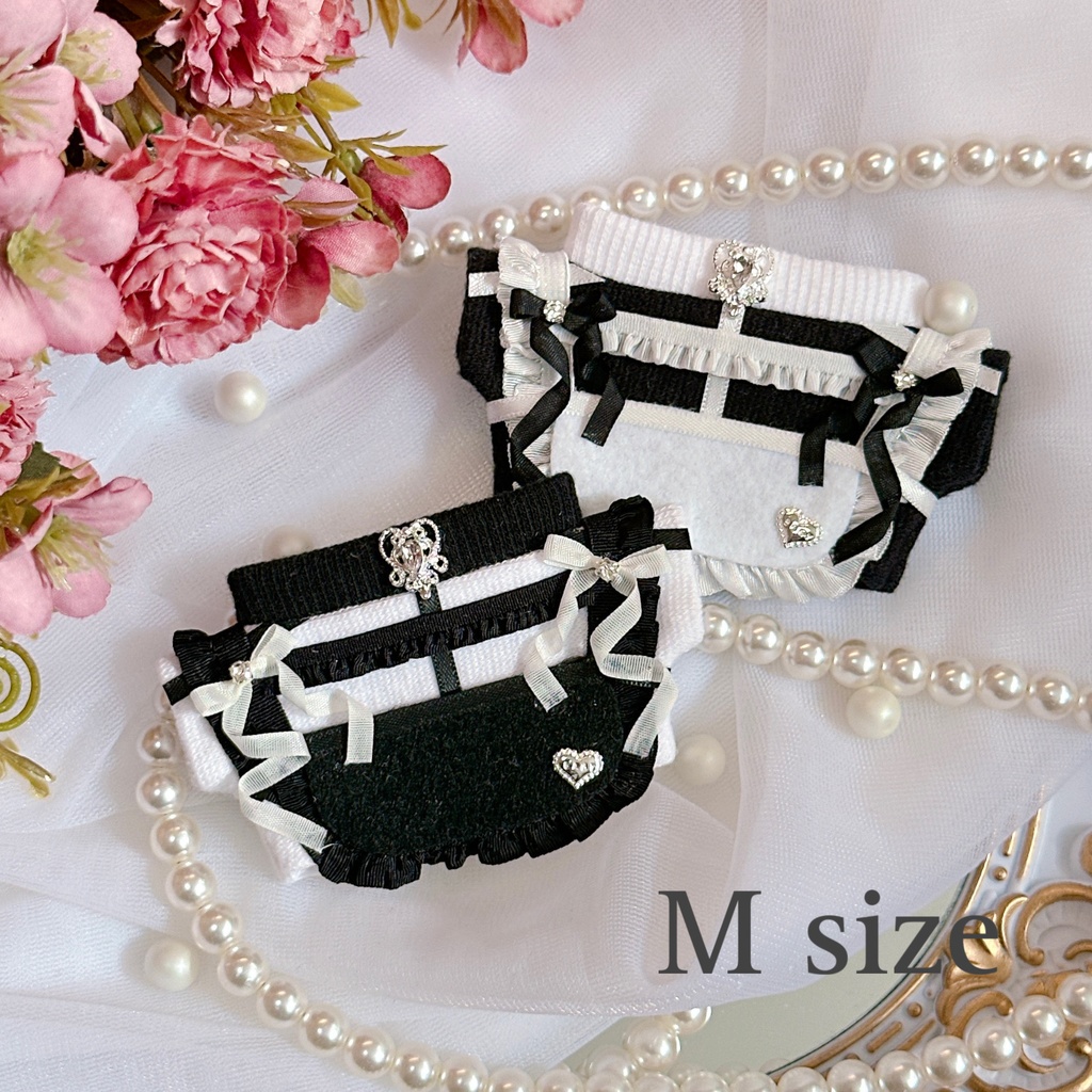 frill ୨୧ jersey maid( monotone ♥♡ )