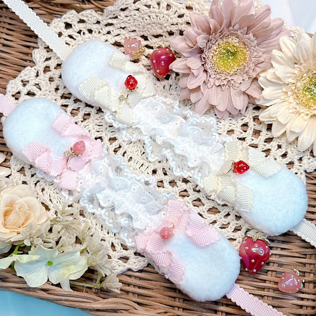 strawberry ʚ♡ɞ headdress