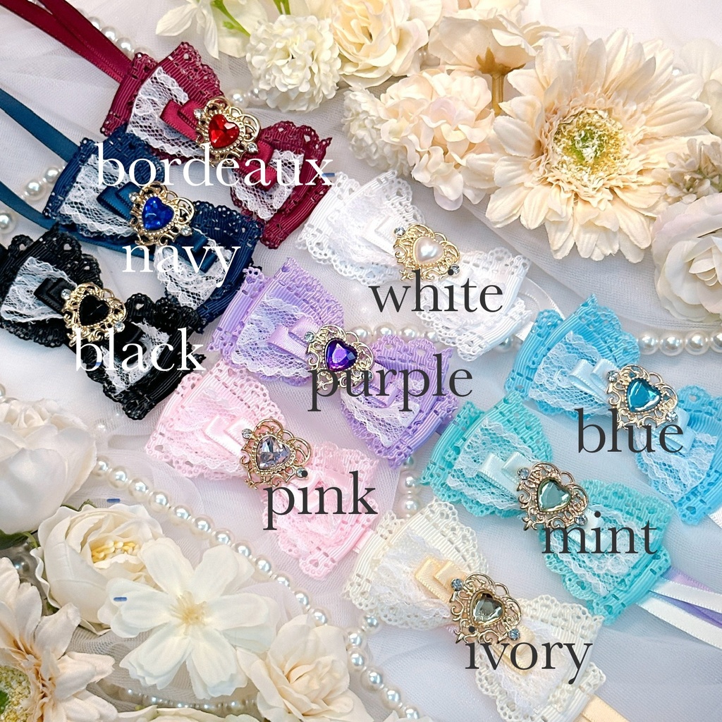 colorful ୨୧ heart ribbon