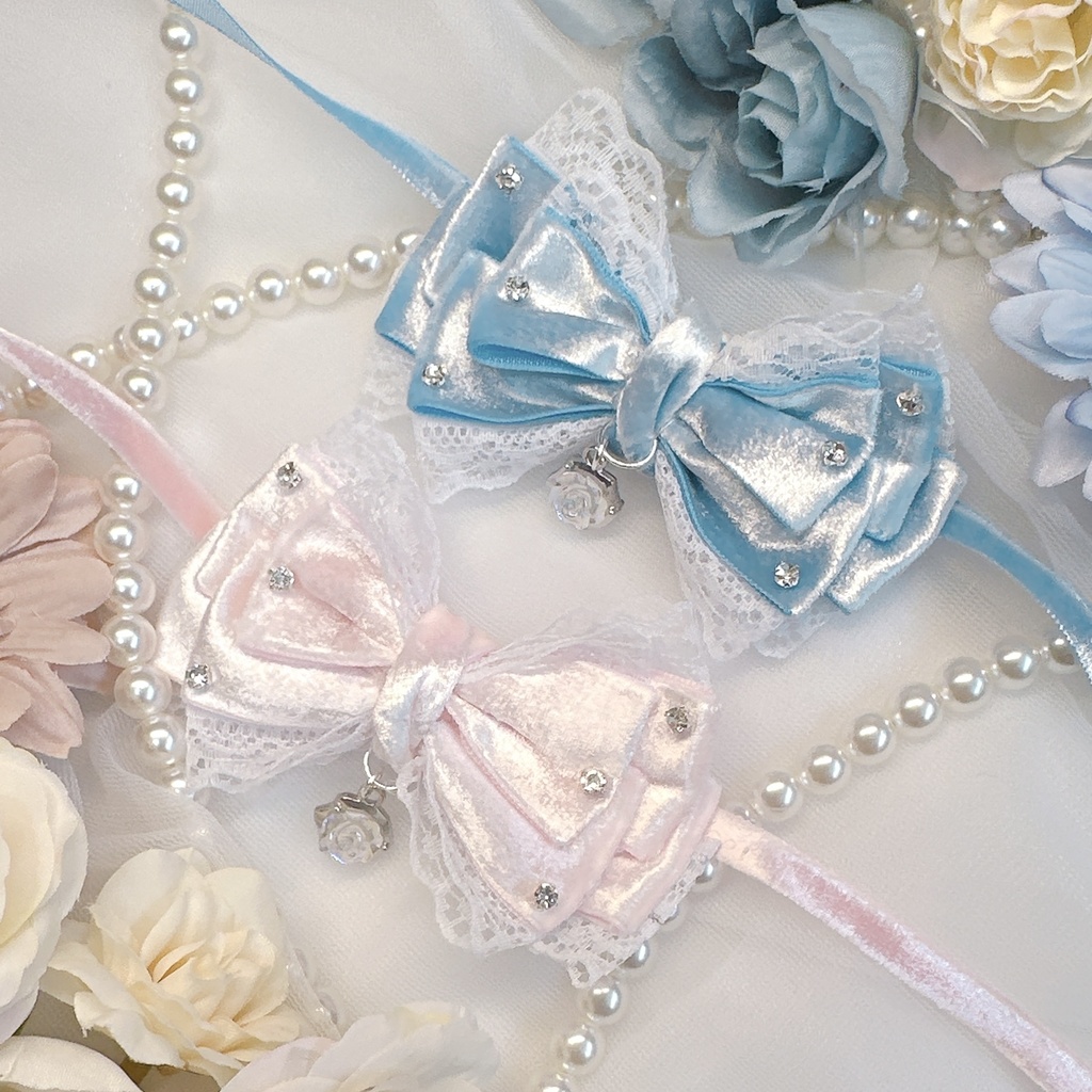 jewelry ୨୧ velours ribbon