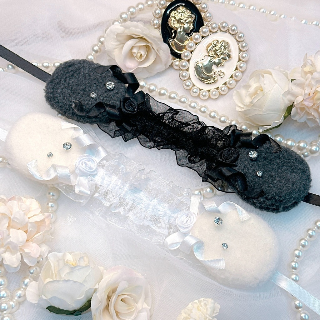 rose ꫂ ၴႅၴ head dress（ monotone ）