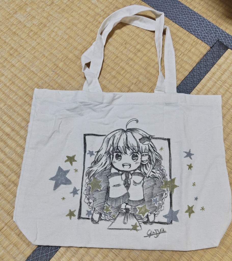 アナログイラストトートバッグ東風谷早苗