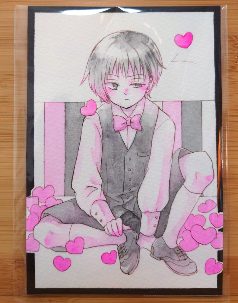 はがきサイズドローイング　2colors展_2