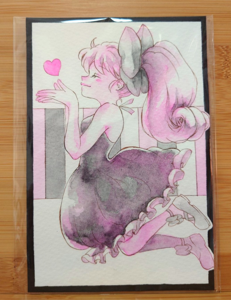 はがきサイズドローイング　2colors展_1