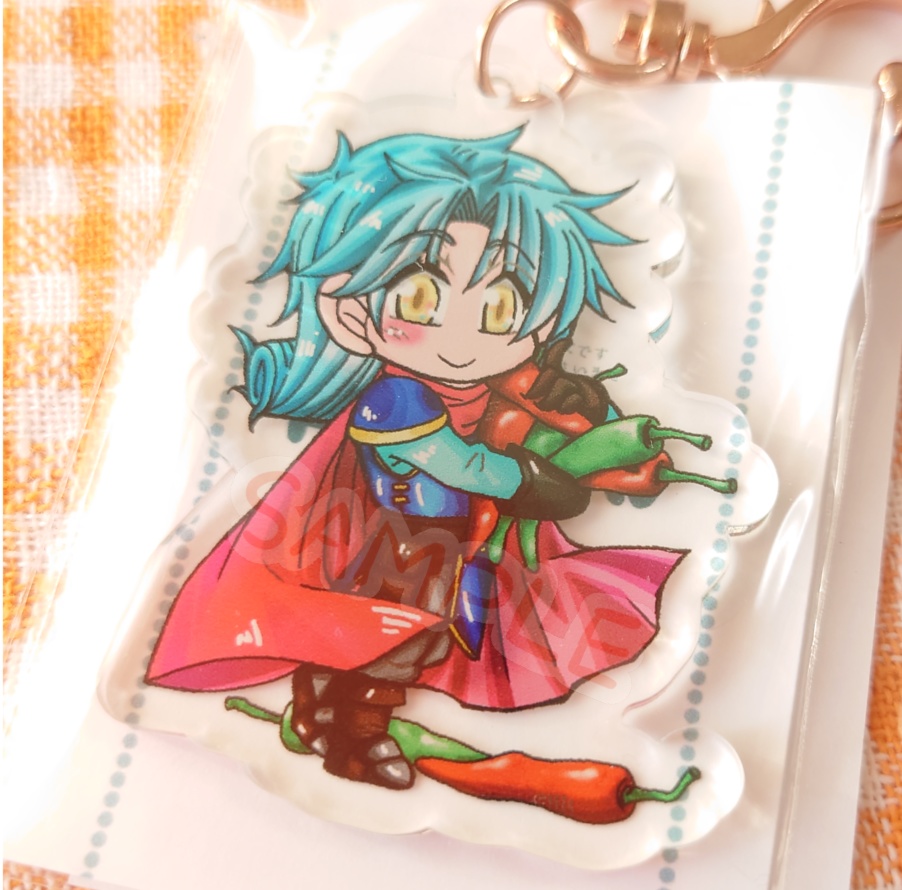 【同人グッズ】おやさいとごくえんゆうしゃアクキー