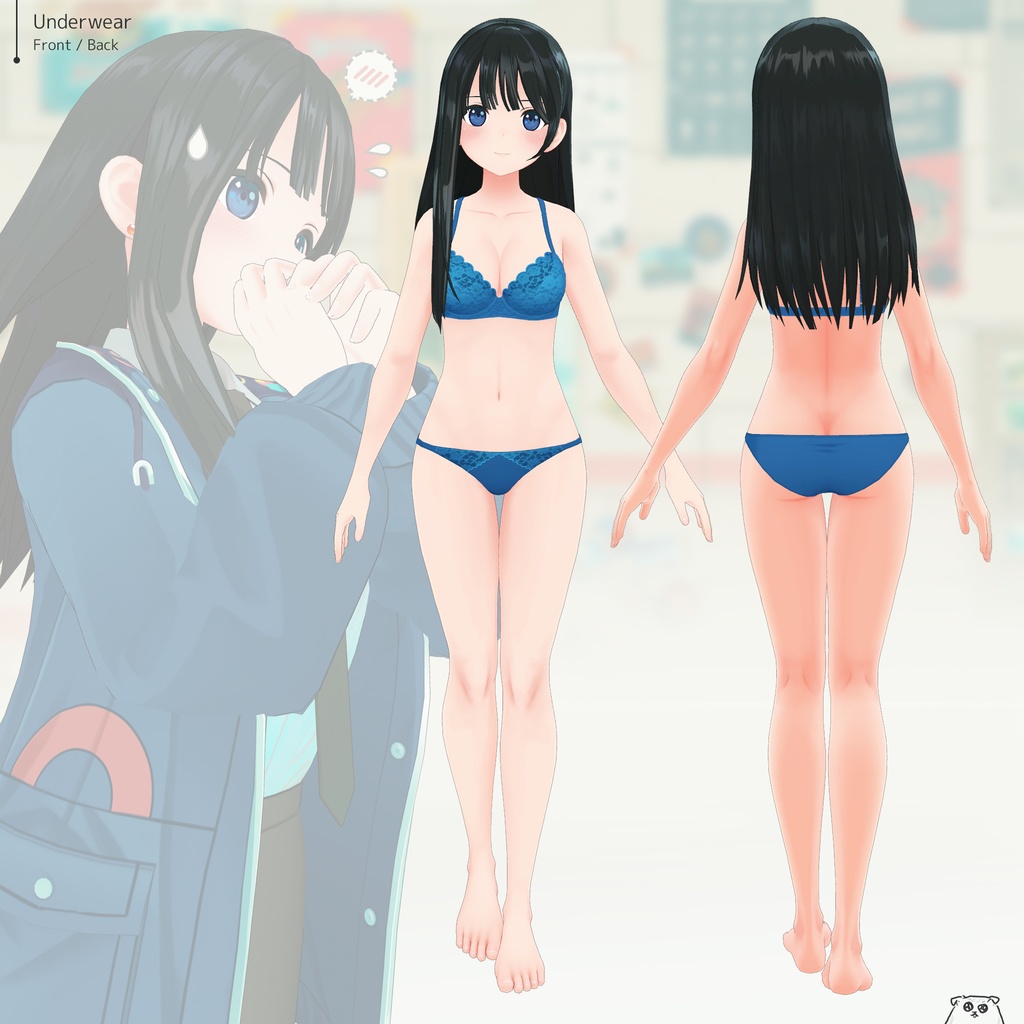 オリジナル3Dモデル『Rico』