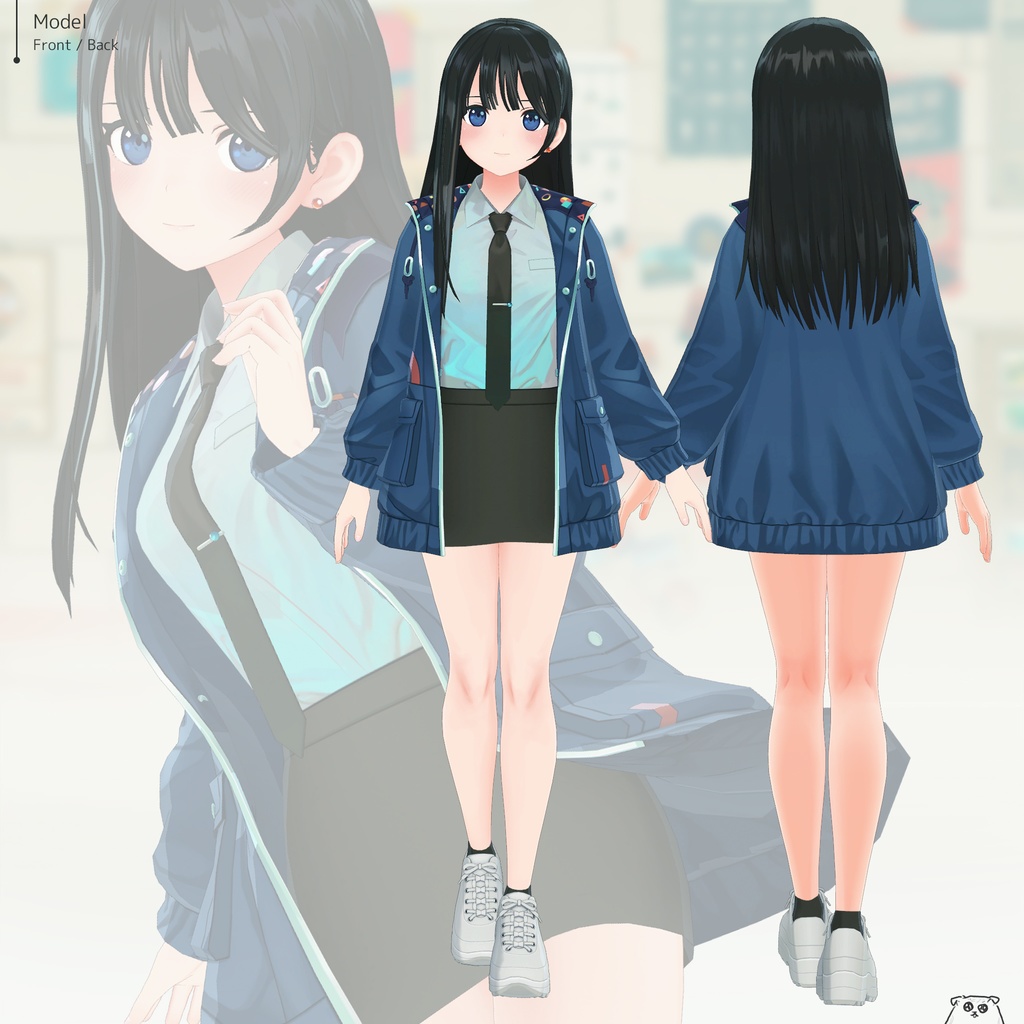 オリジナル3Dモデル『Rico』