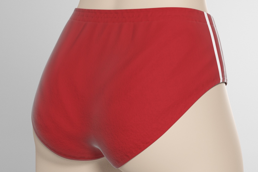 3Dモデル 体操着・ブルマ 2点セット