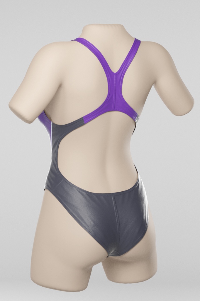 3Dモデル 競泳水着 PSD付き