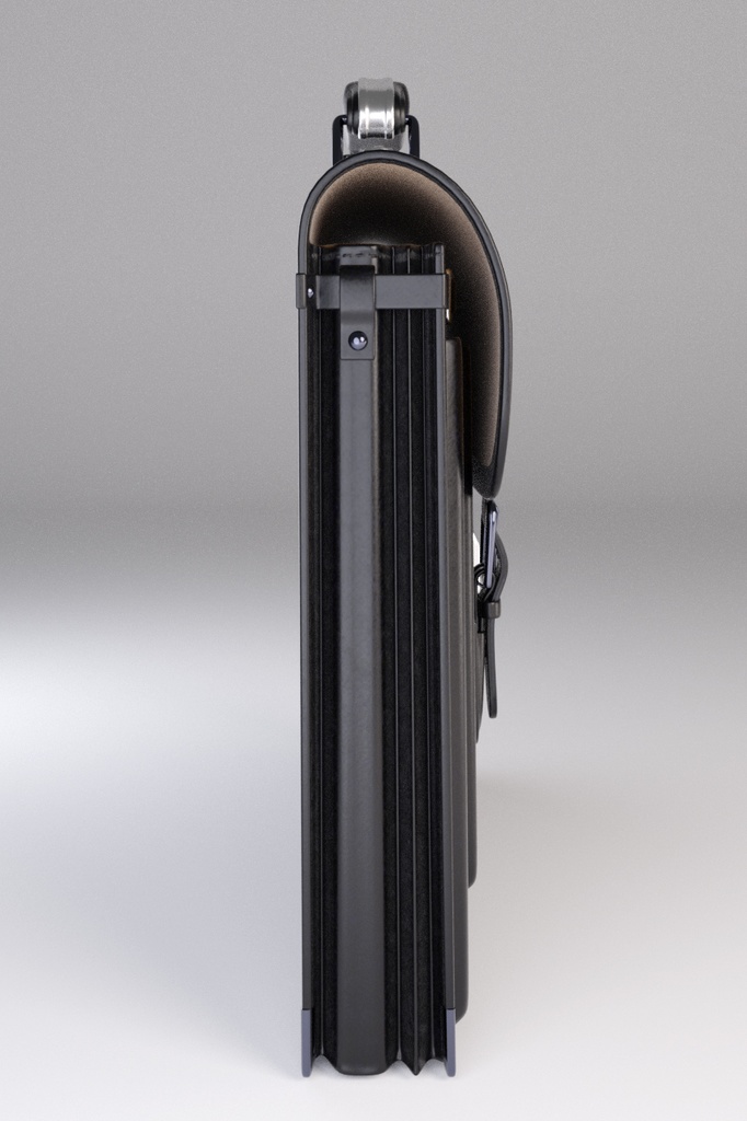 3Dモデル レトロ学生カバン