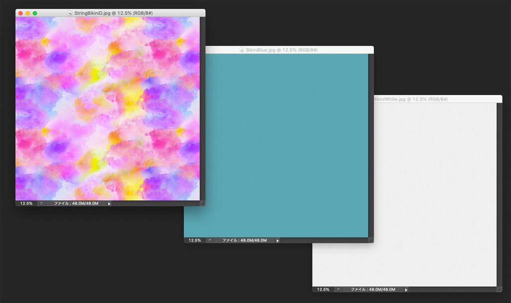 3Dモデル ひもビキニ