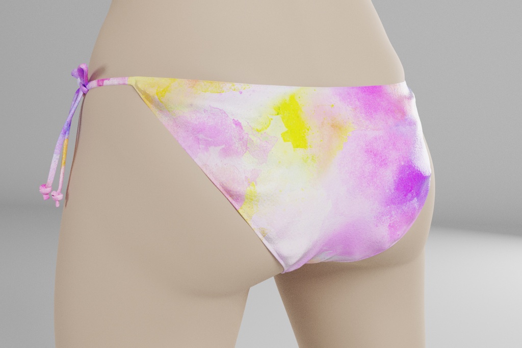 3Dモデル ひもビキニ