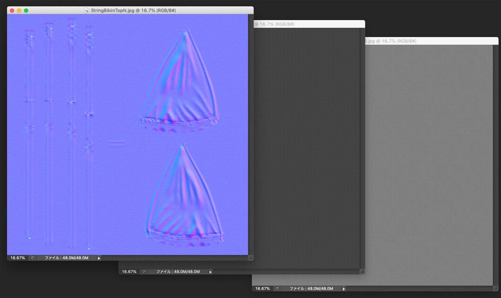 3Dモデル ひもビキニ