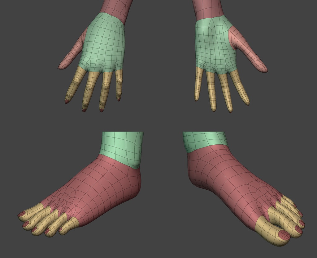 3Dモデル Female Clean Base Mesh(クリーンな女性のベースメッシュ)