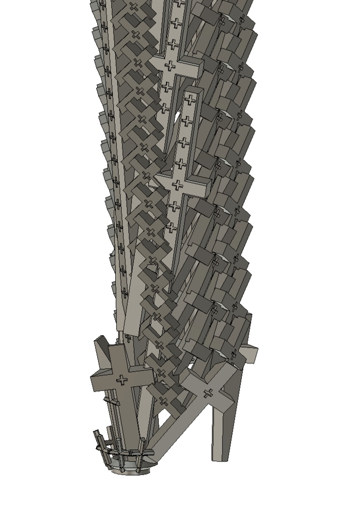 執行用特型模造聖釘脚 }{-elena