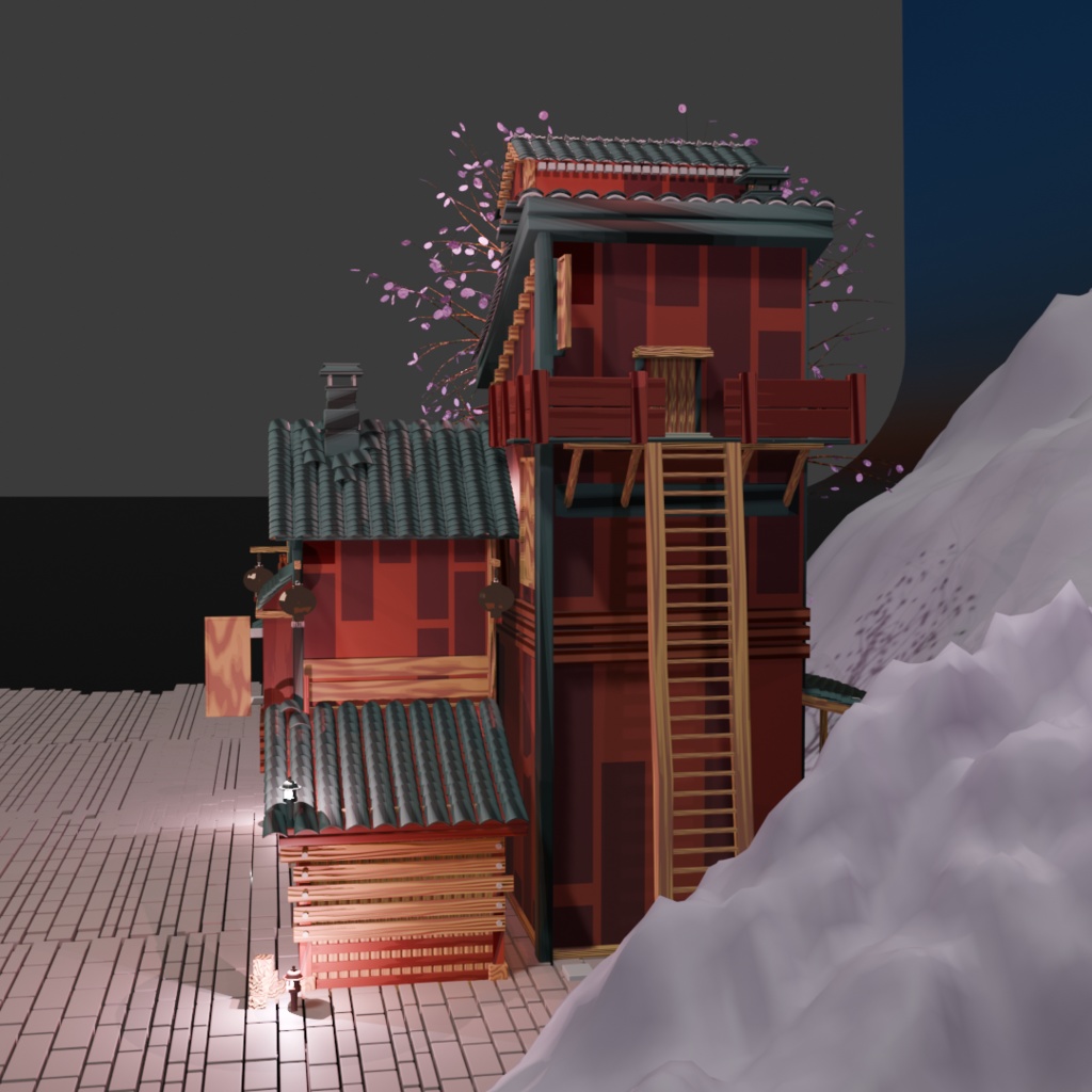 伝統的な小屋