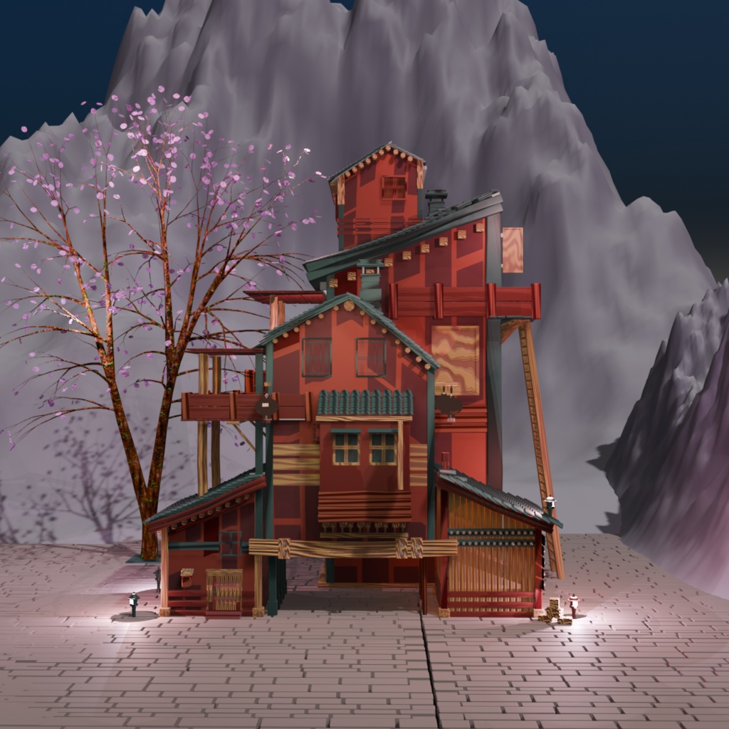 伝統的な小屋