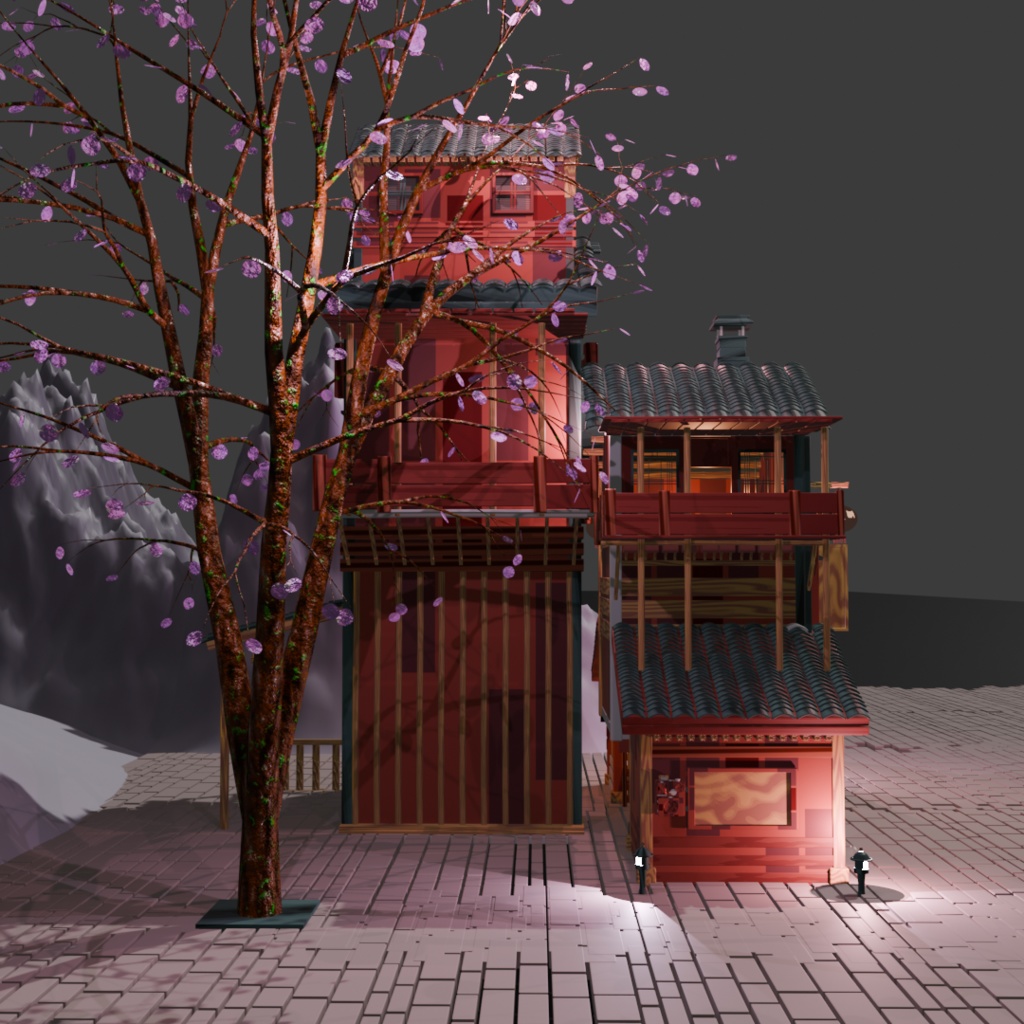 伝統的な小屋