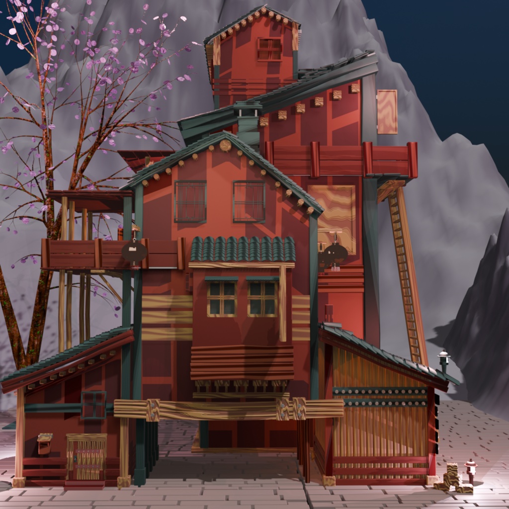 伝統的な小屋