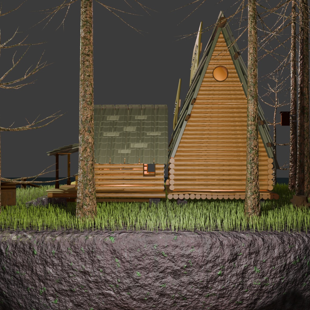 森の小屋