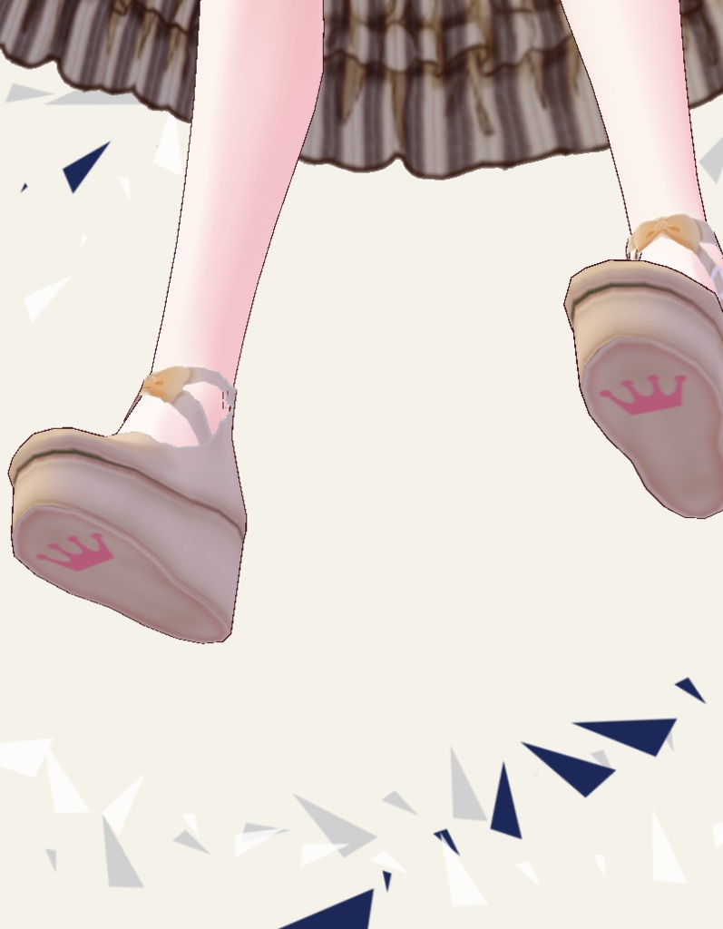 【無料版あり】お嬢様っぽいワンピセット【vroidテクスチャ】