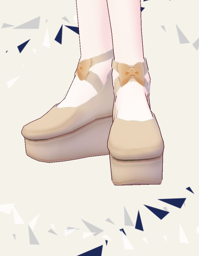 【無料版あり】お嬢様っぽいワンピセット【vroidテクスチャ】