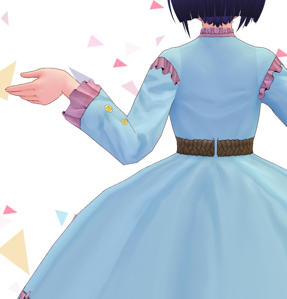 【全12色セット】シンプルなクリノリンドレス