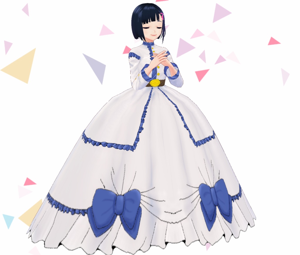 【全12色セット】シンプルなクリノリンドレス