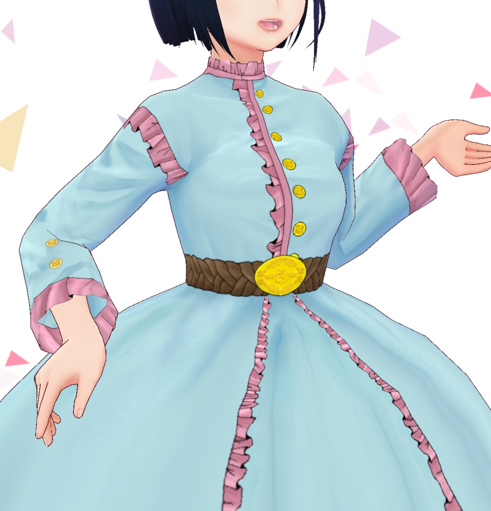 【全12色セット】シンプルなクリノリンドレス