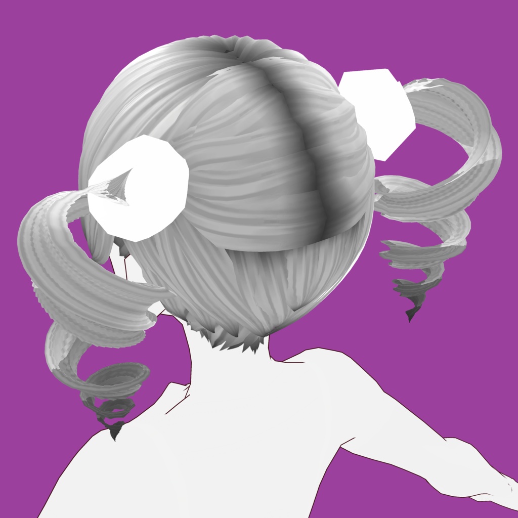 【VRoid専用】王道な縦ロール