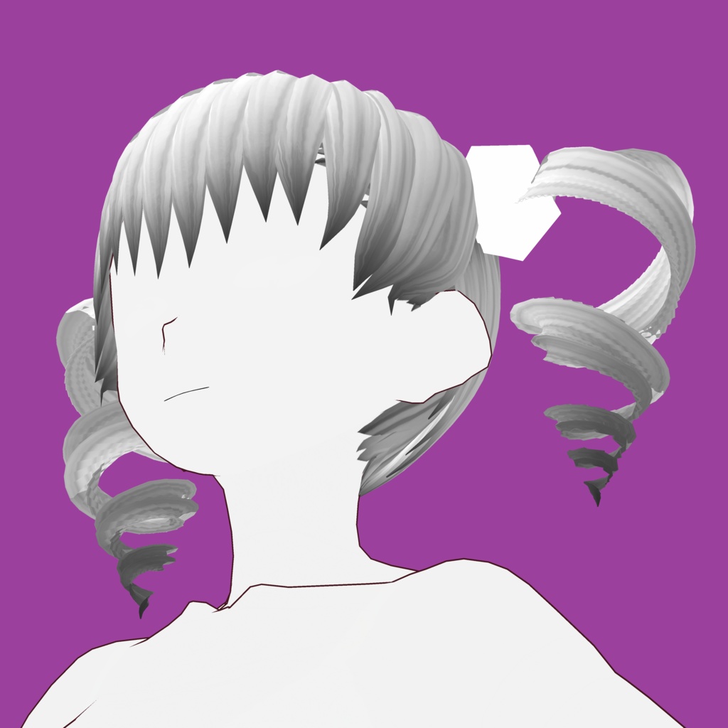 【VRoid専用】王道な縦ロール