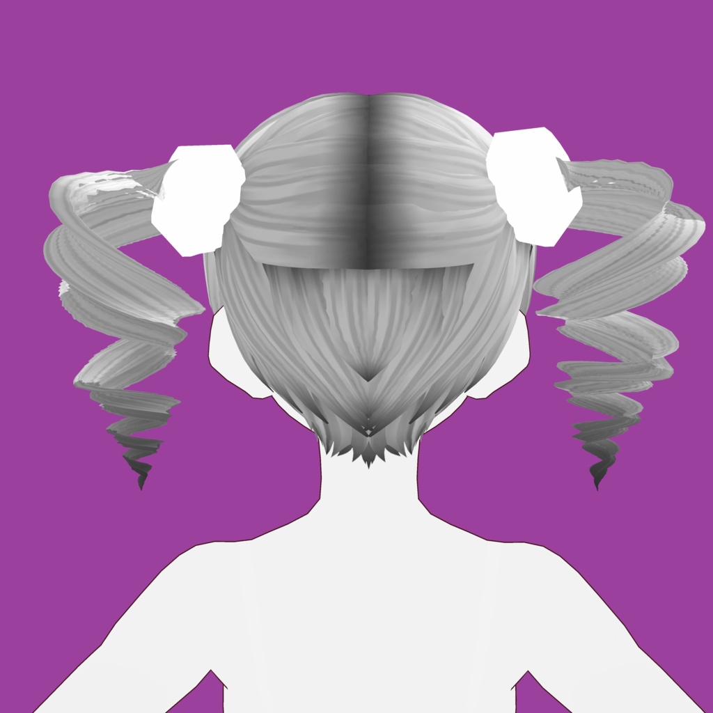 【VRoid専用】王道な縦ロール