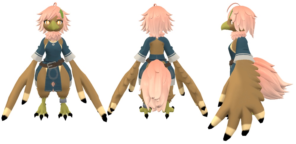 Nycta(ニクタ)【VRChat想定オリジナル3Dモデル】