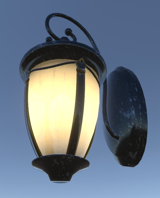 洋風壁掛けランプ