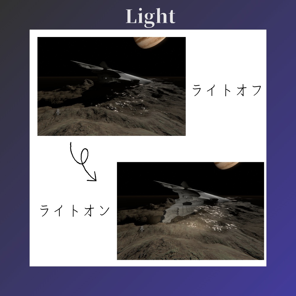 【どのアバターでもOK】ライトギミック付きトレジャーヘルメット Treasure Helmet【VRC想定】